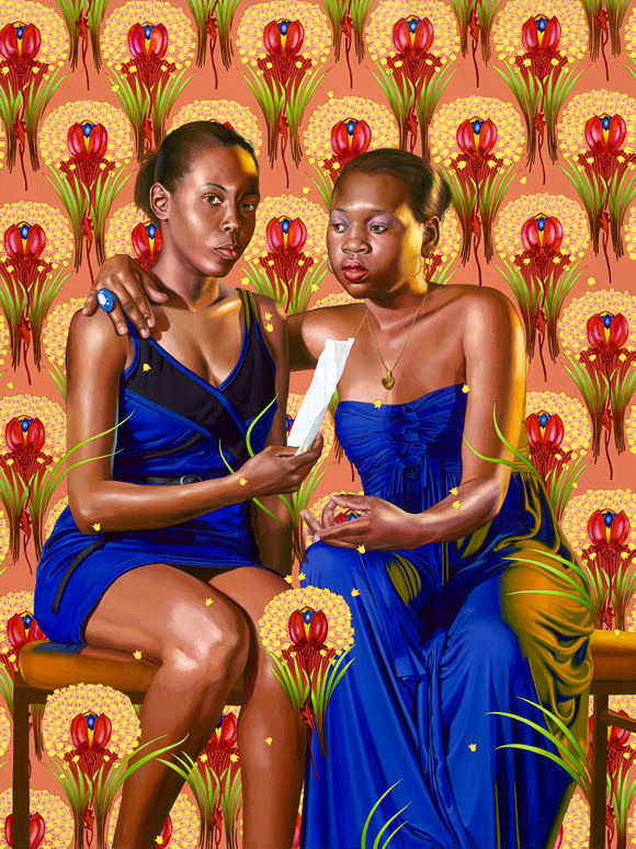 Kehinde Wiley, The Sisters Zénaïde and Charlotte Bonaparte (The World Stage: Haiti), 2014
