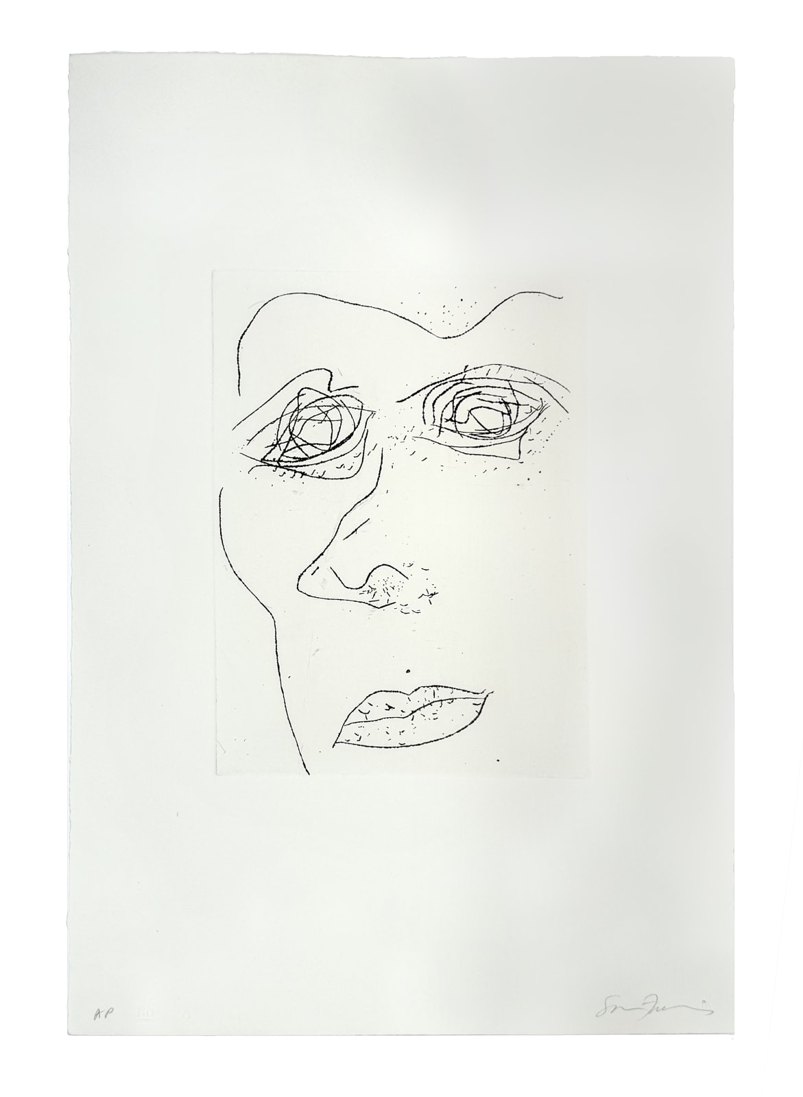 Sam Francis, Self Portrait (SFE-304), 1982