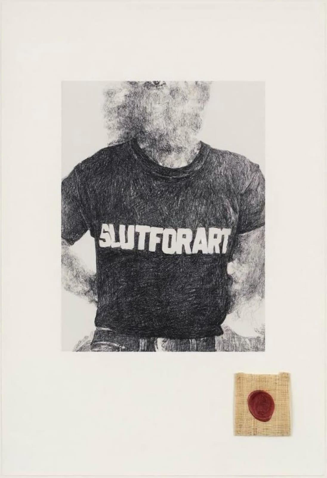 Kang Seung Lee, Untitled (Tseng Kwong Chi wearing a “SLUTFORART” t-shirt), 2024