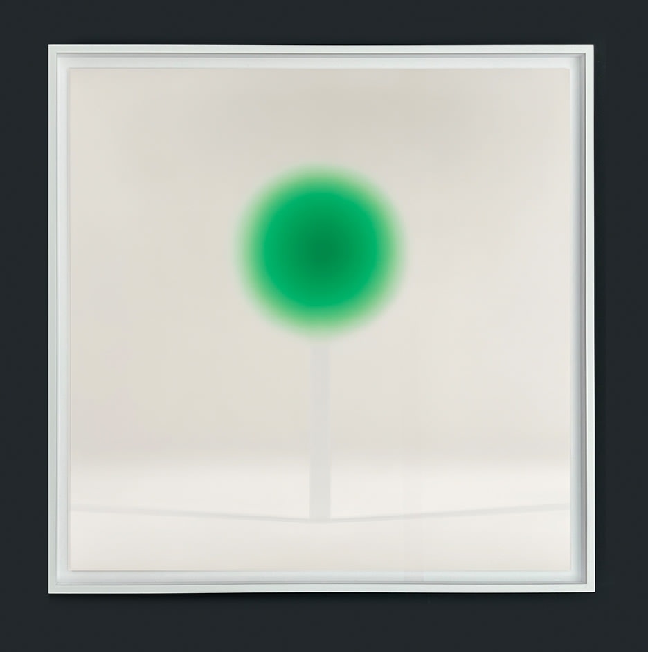 Helen Pashgian, Untitled (the Green Lens), 2024