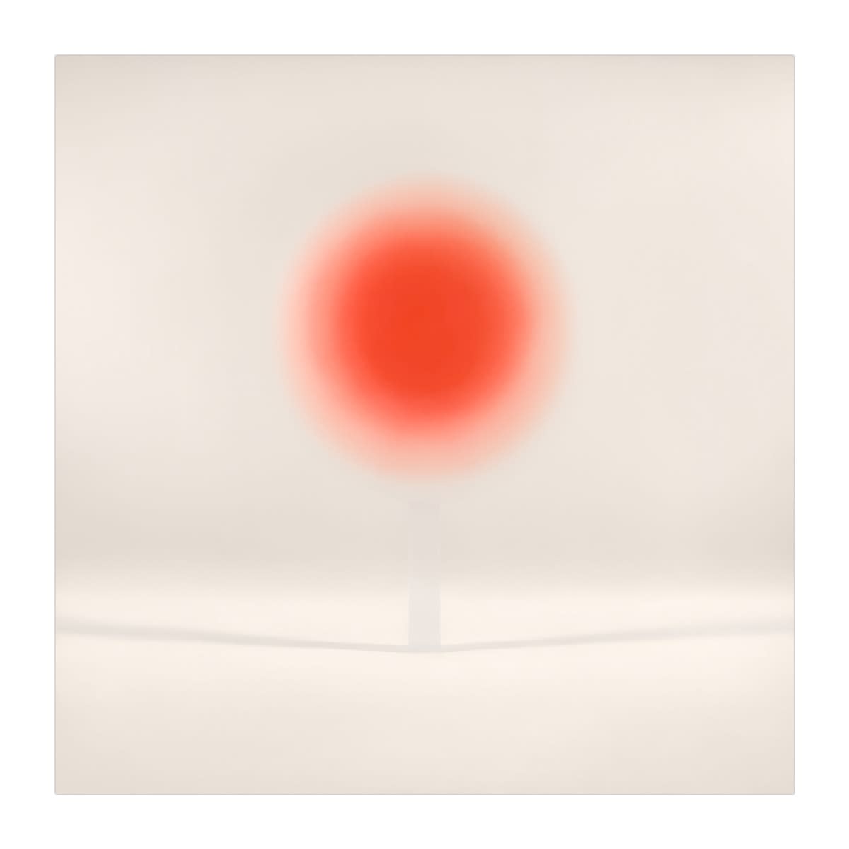 Helen Pashgian, Untitled (the Red Lens), 2026