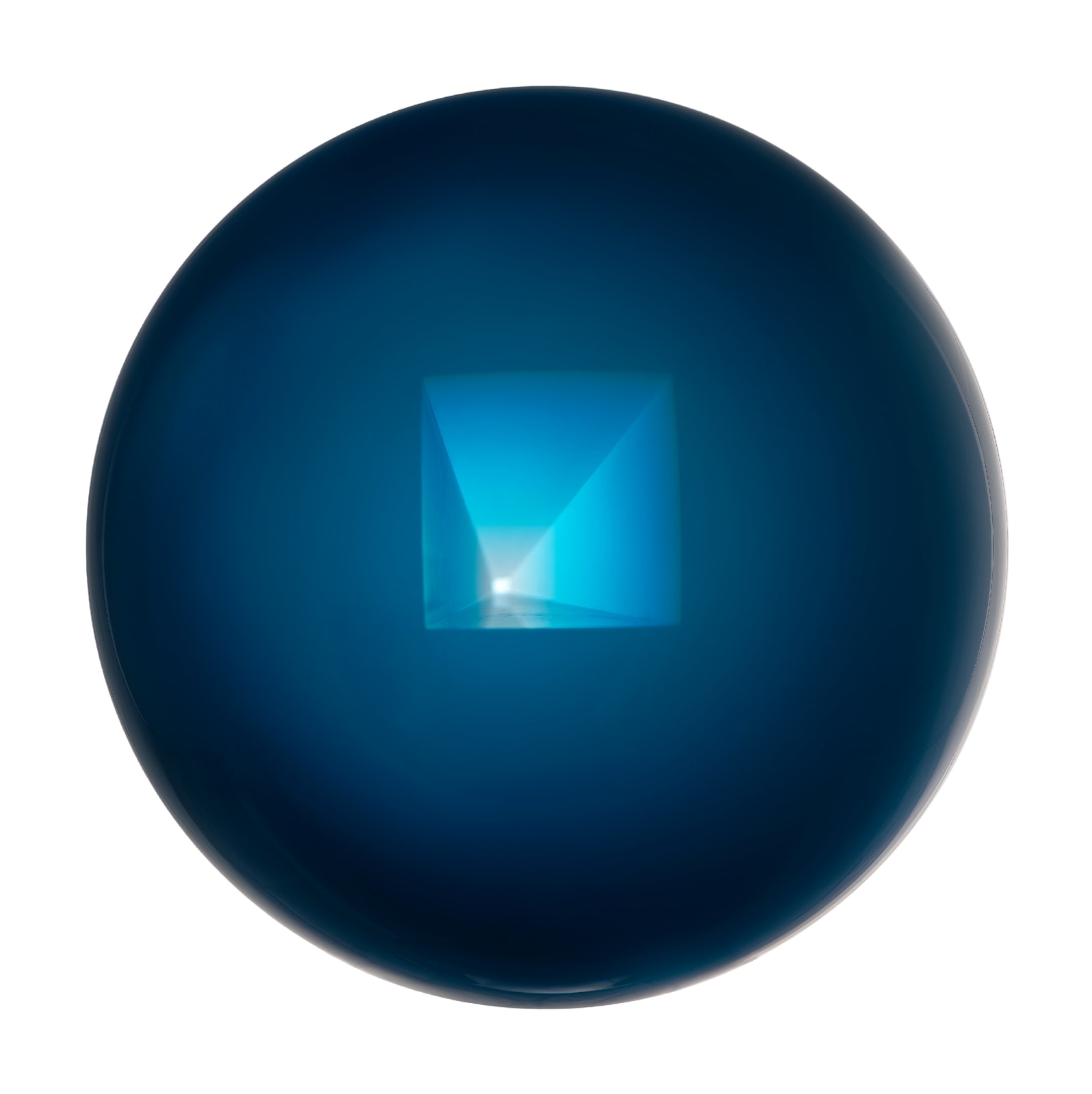 Helen Pashgian, Blue Sphere, 2022