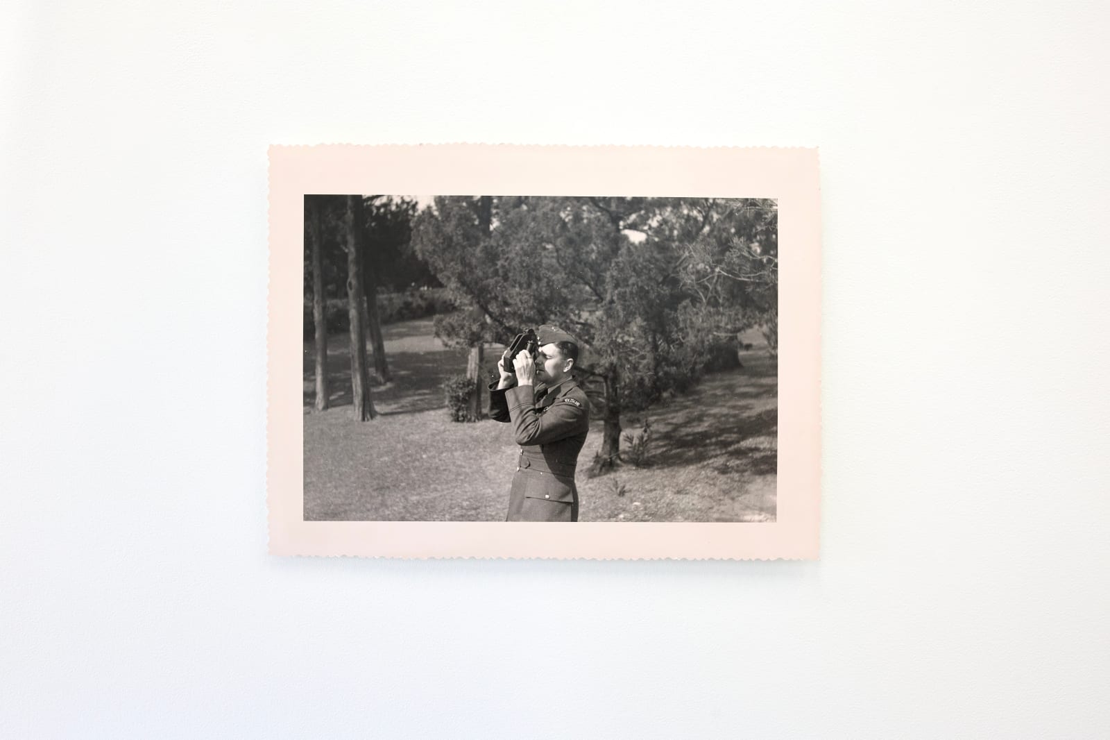 Timothy Webby, Untitled (Gordon using Sextant), 2025