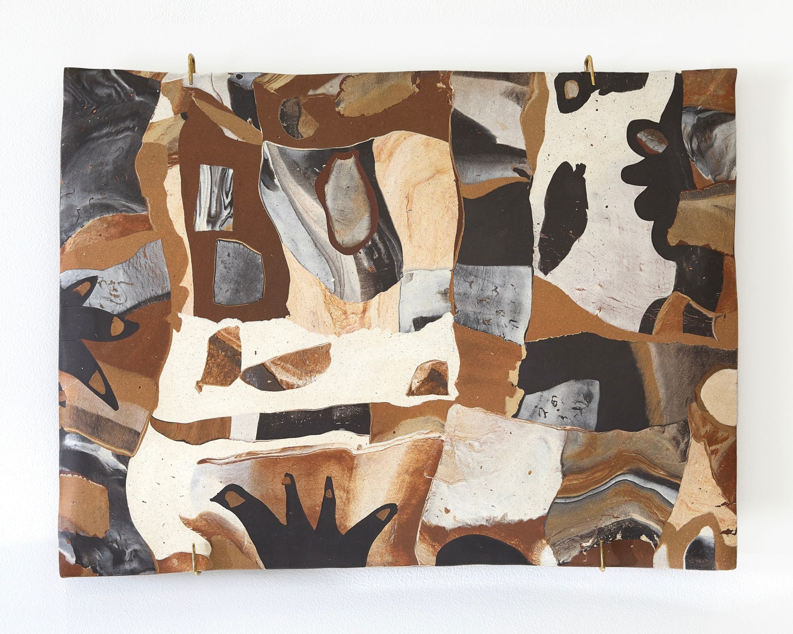 Emelia French, Wall tile (untitled with hands), 2023