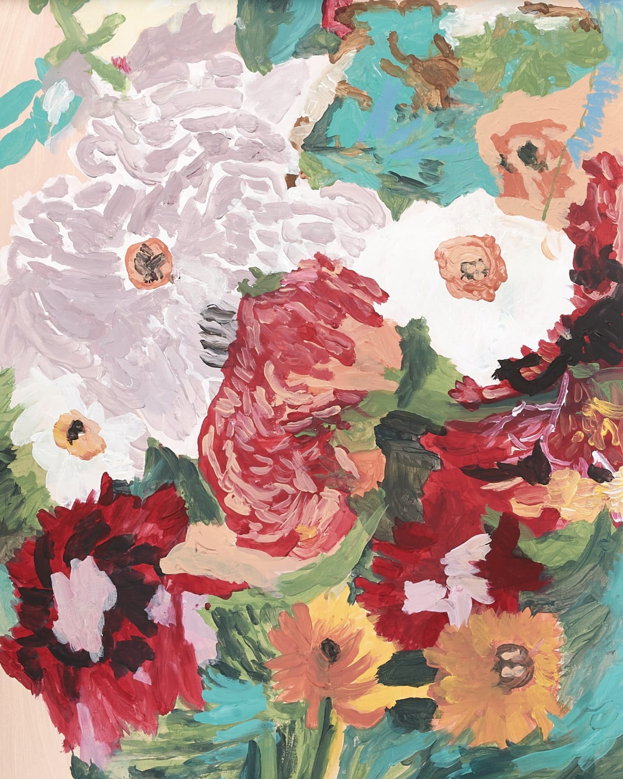 Kamini Nair, Daffodils, daisies, 2022