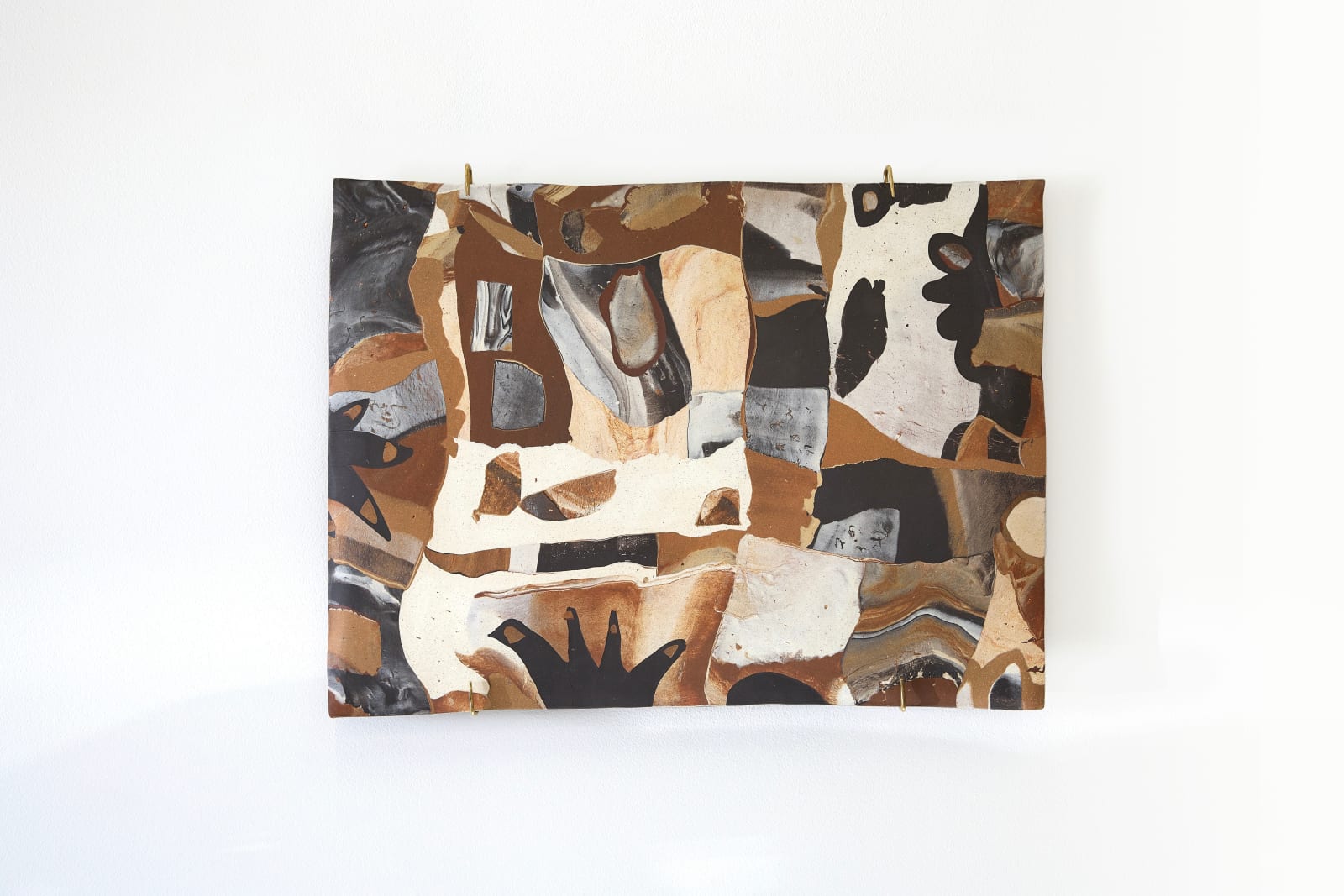 Emelia French, Wall tile (untitled with hands), 2023