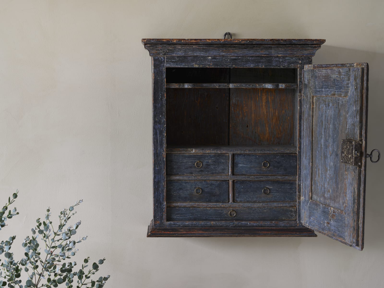 Gustavian Wall Cabinet,