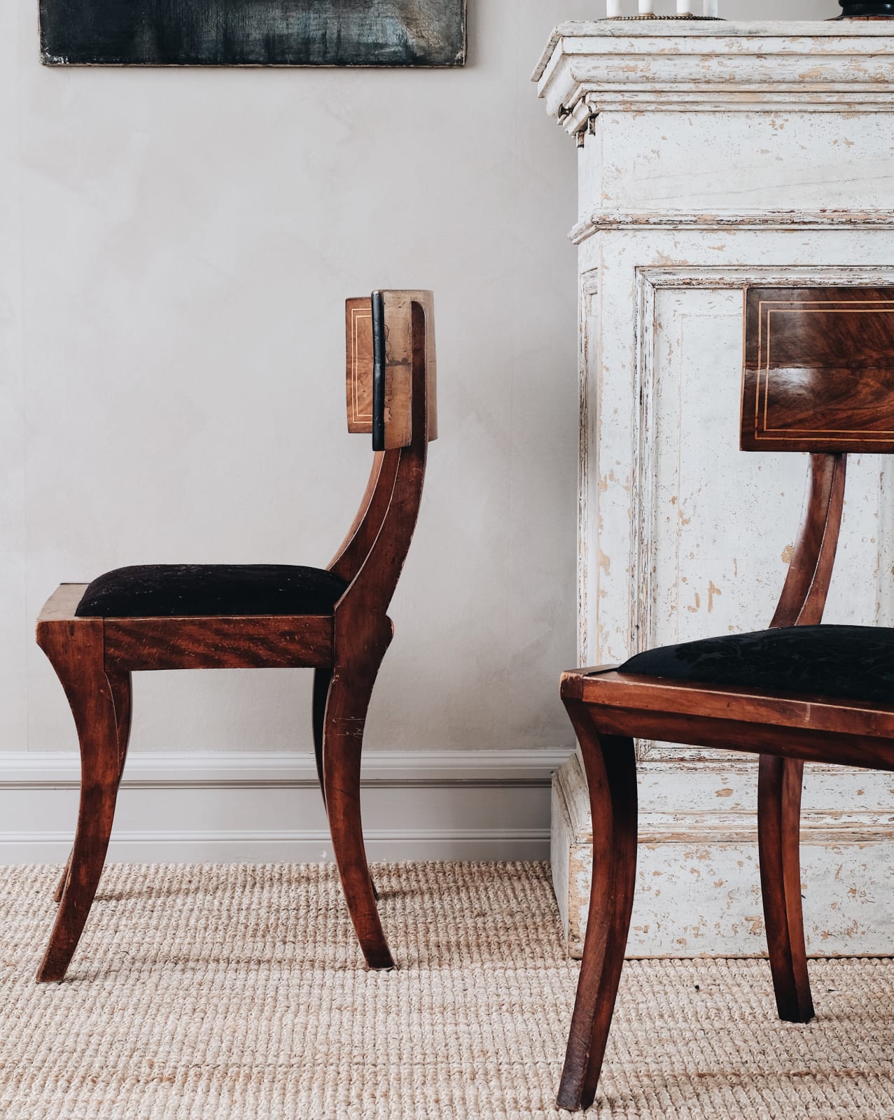 Empire Klismos Chairs,