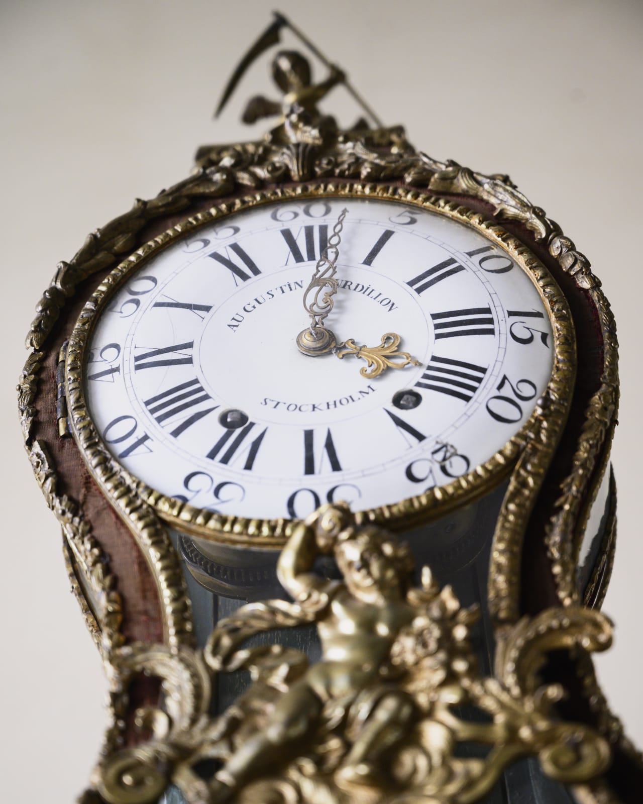 Rococo Table Clock,