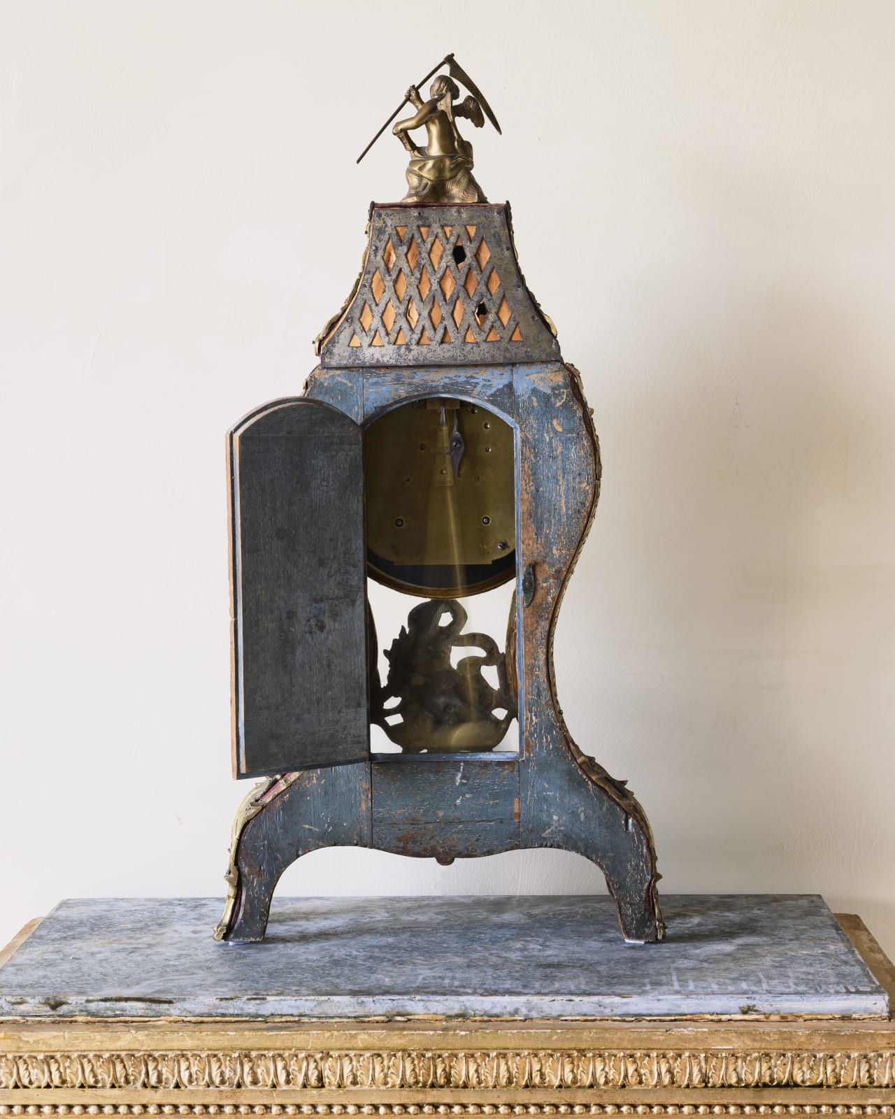 Rococo Table Clock,