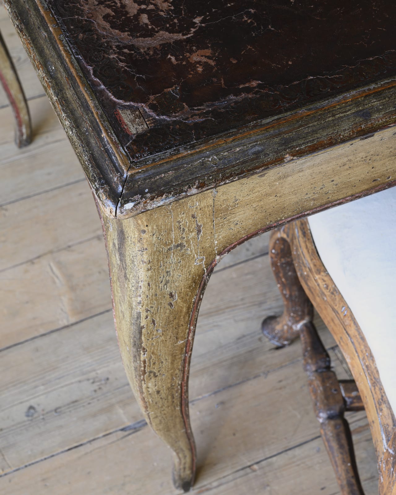 Rococo Library Table,