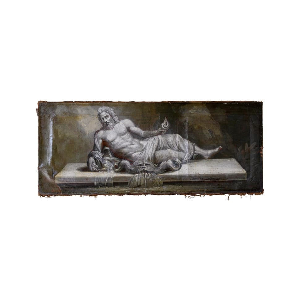 Grisaille, Oil on Canvas,