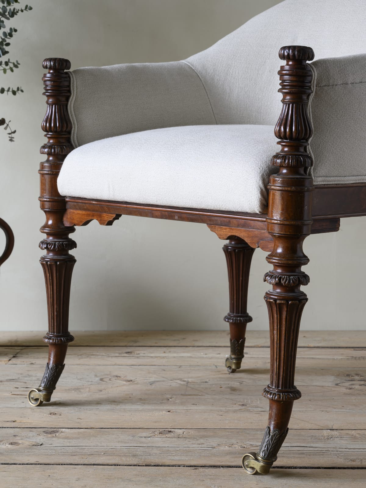 Neoclassical Library Desk Chair,