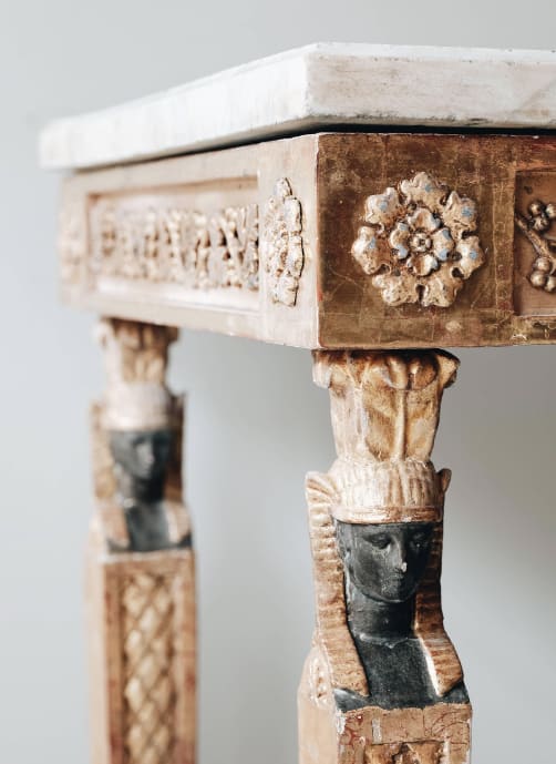 Gustavian Console Table,