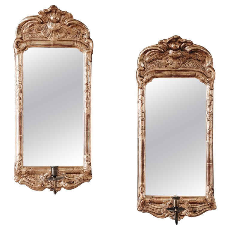 Rococo Mirror Sconces,