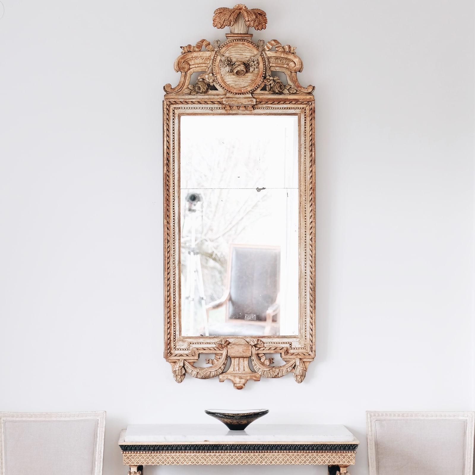 Gustavian Gilt-Wood Mirror,