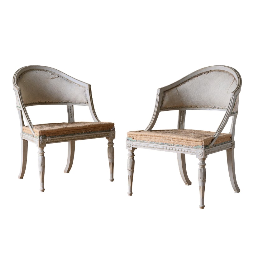 Gustavian Armchairs,
