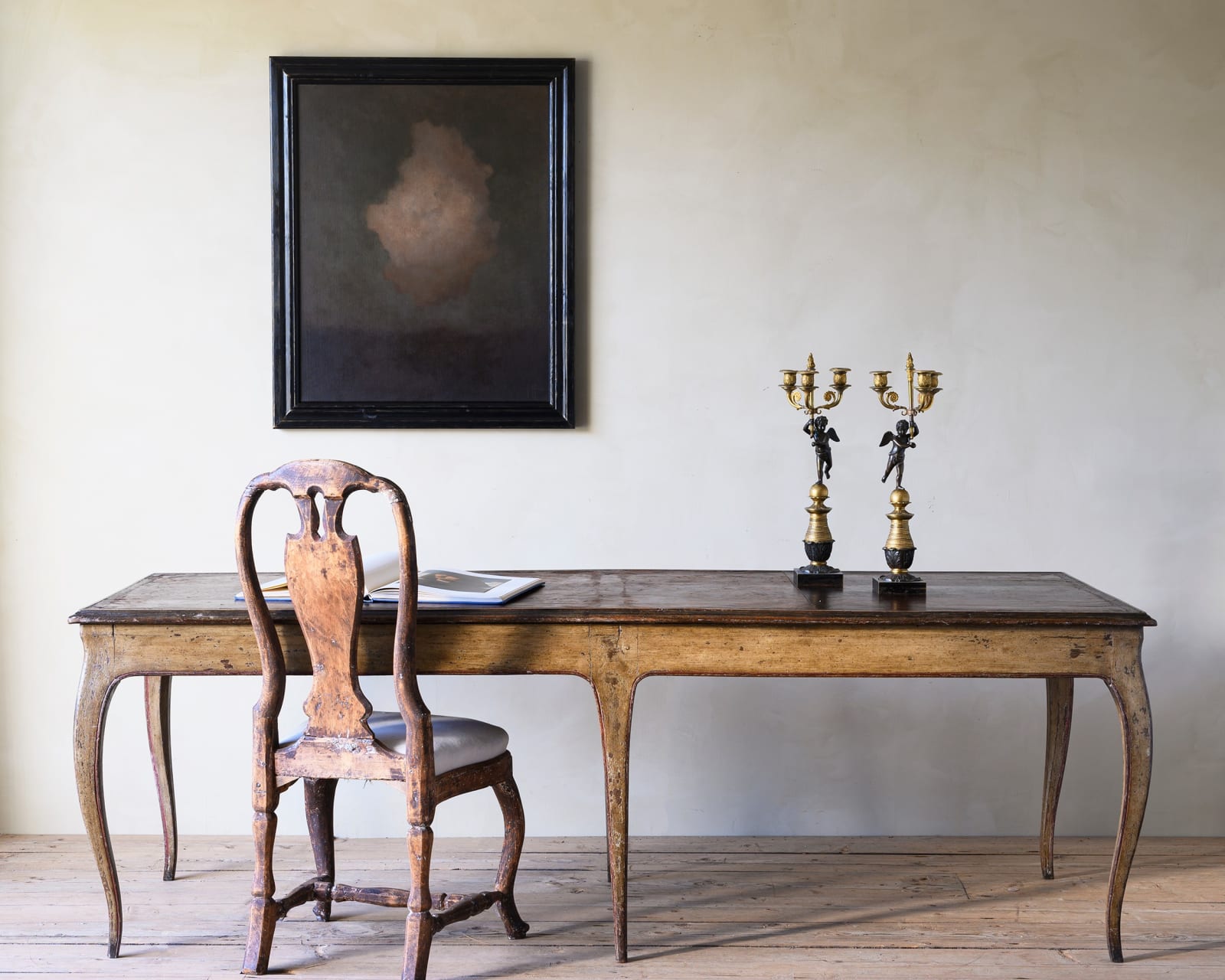 Rococo Library Table,