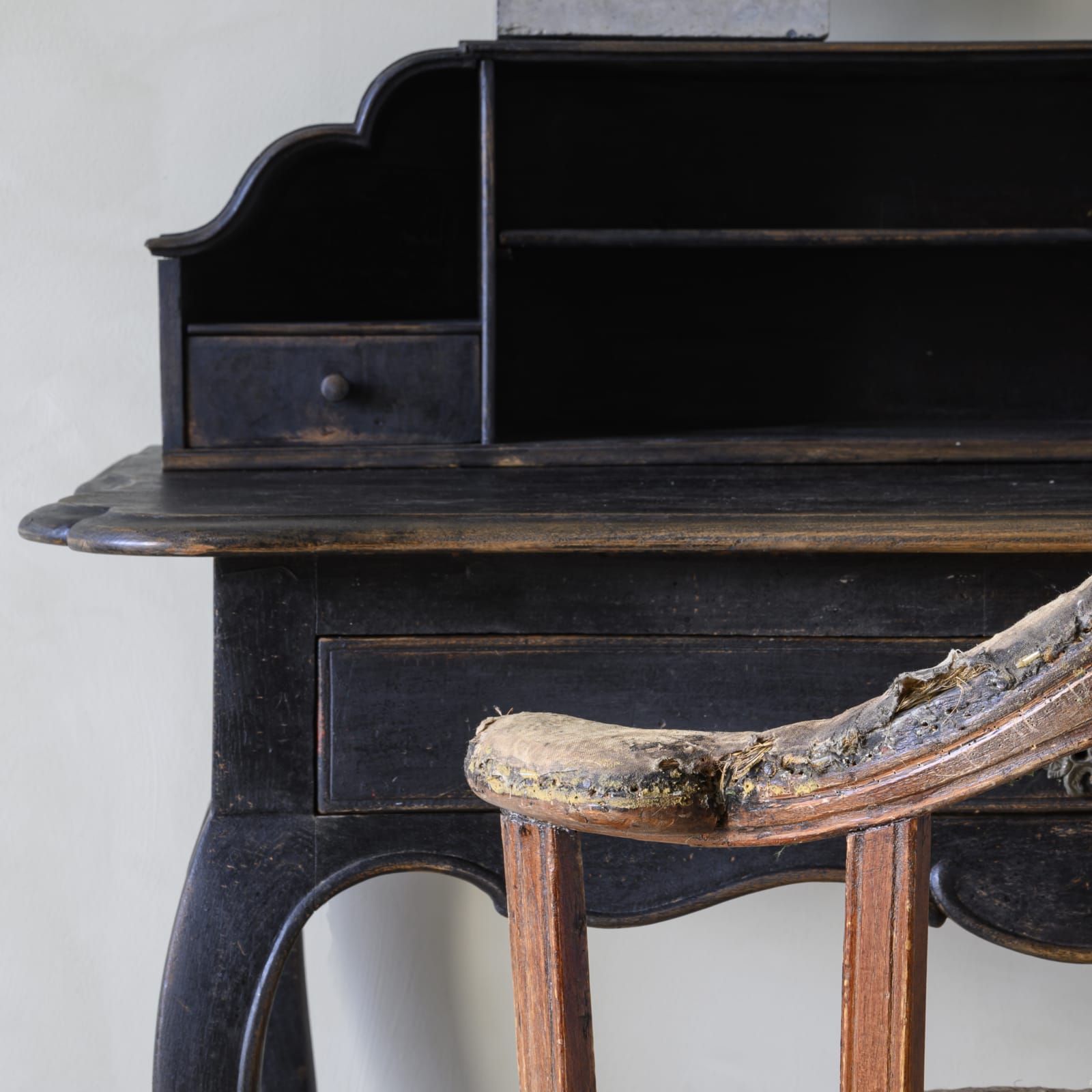 Gustavian Revolving Desk Chair,