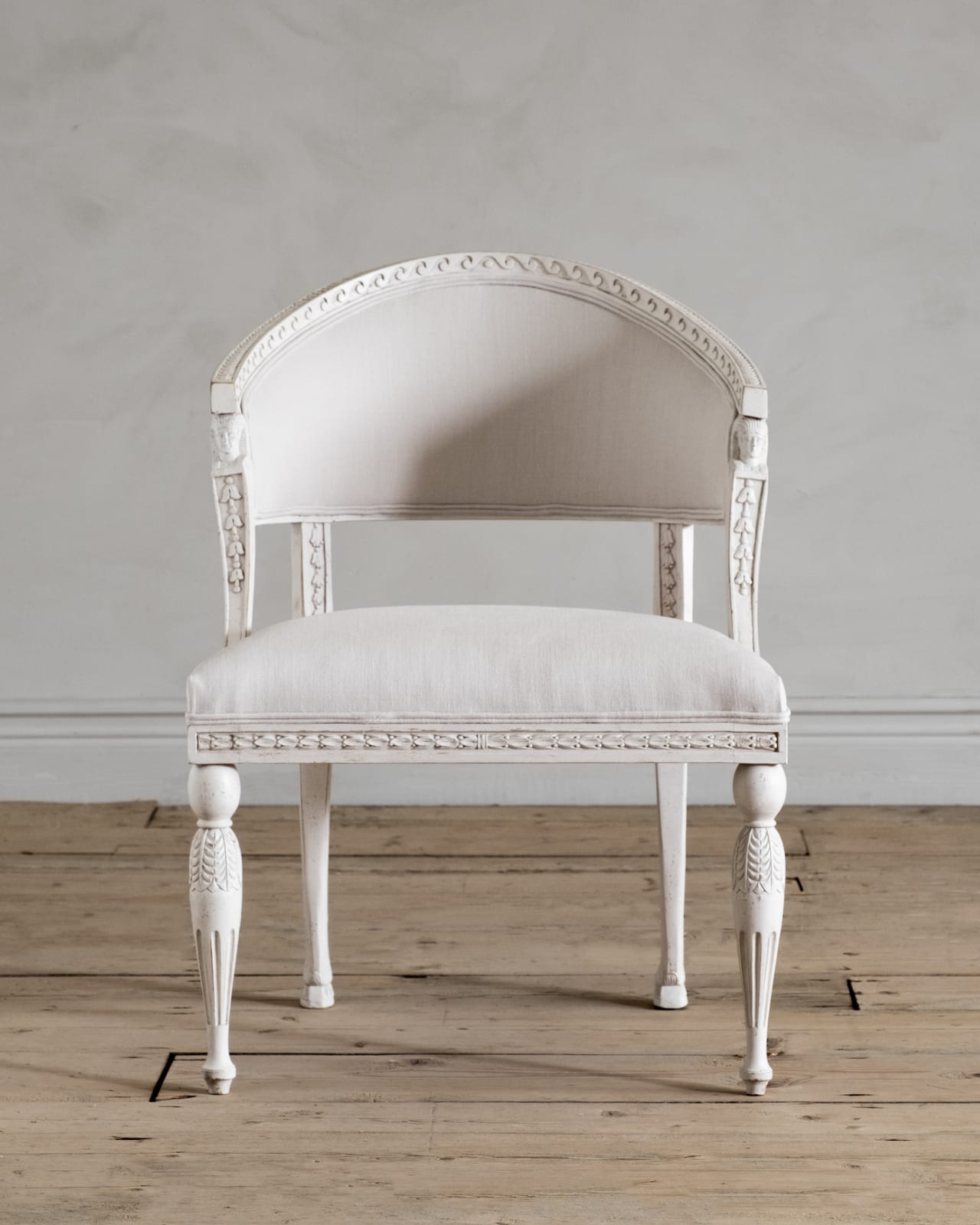 HAGA, Gustavian Barrel Back Armchair