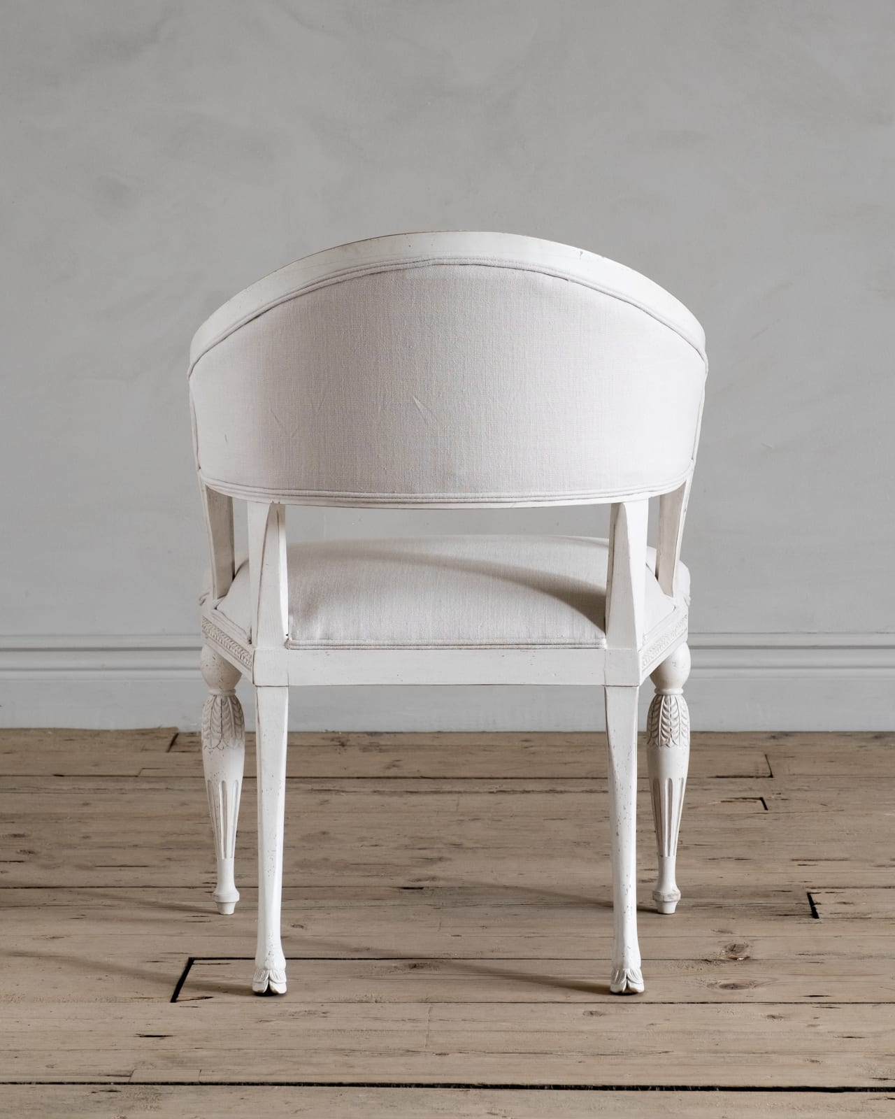 HAGA, Gustavian Barrel Back Armchair