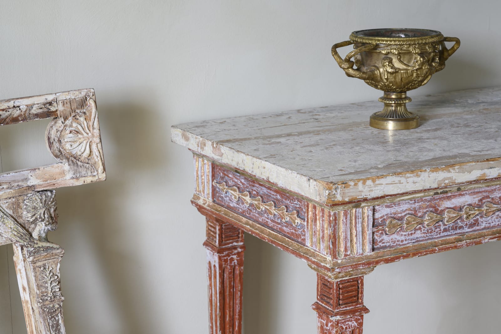 Gustavian Console Table,