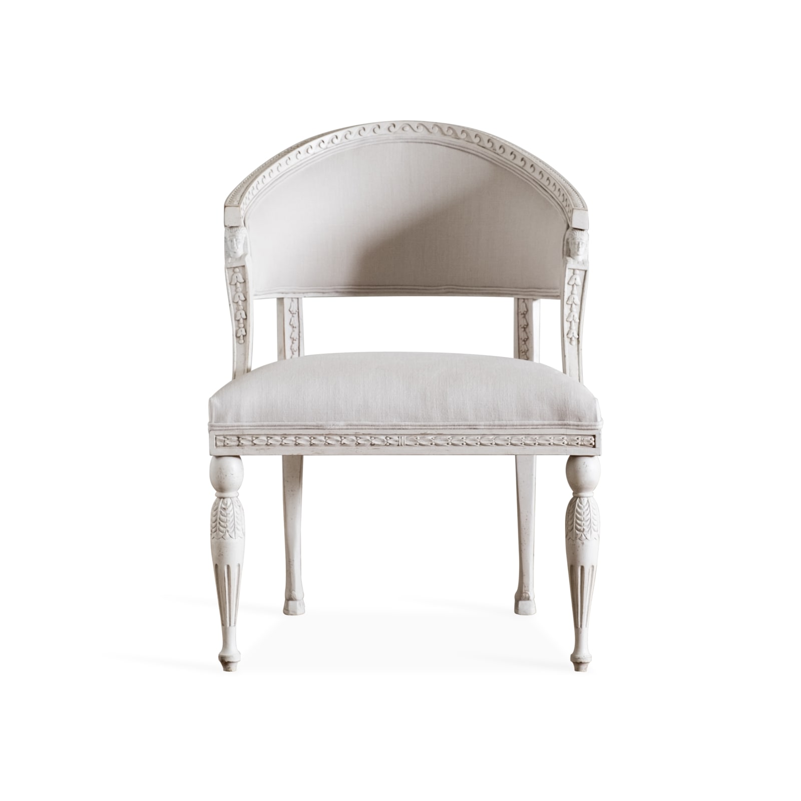 HAGA, Gustavian Barrel Back Armchair
