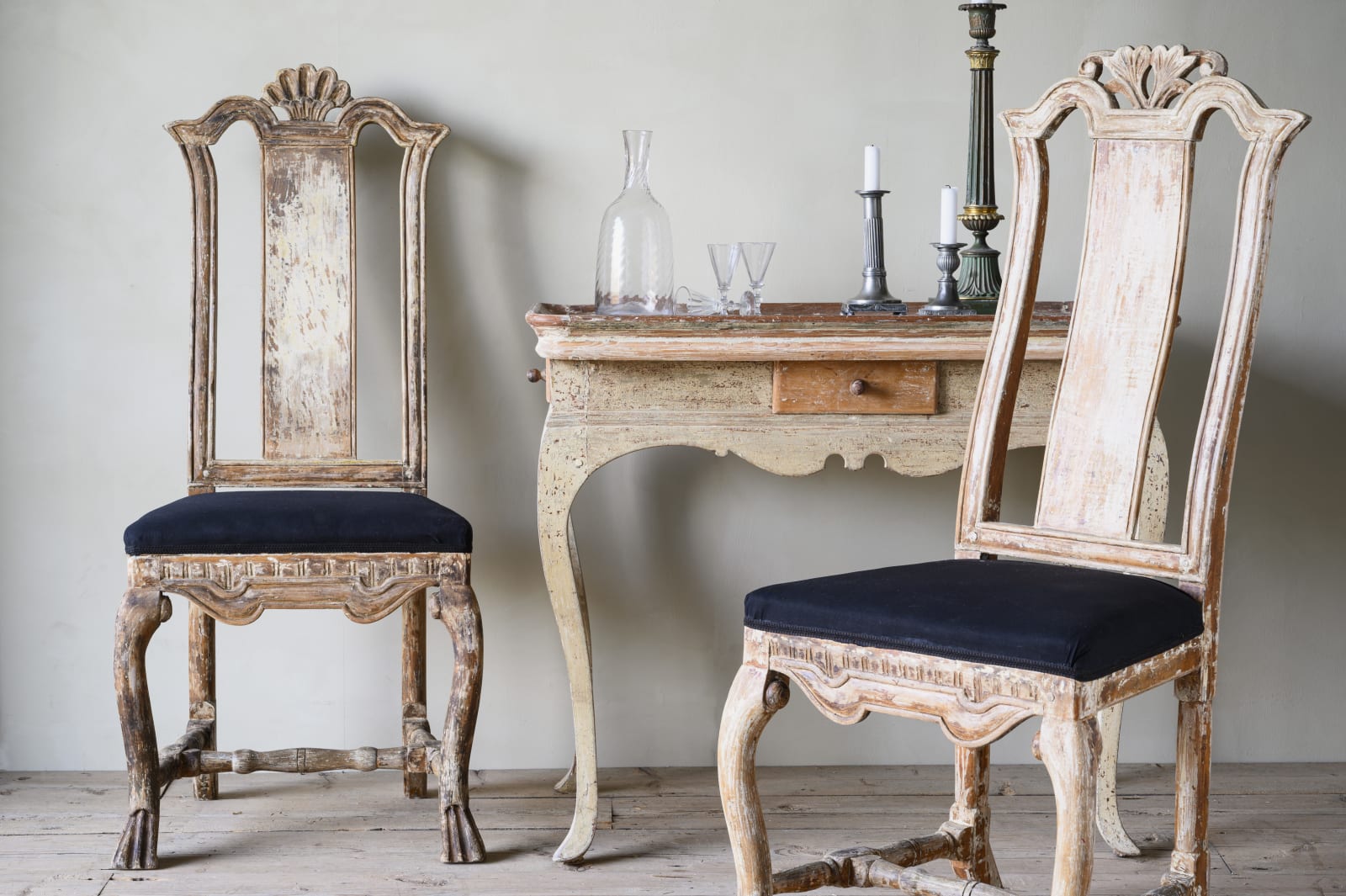 Swedish Baroque Chairs,