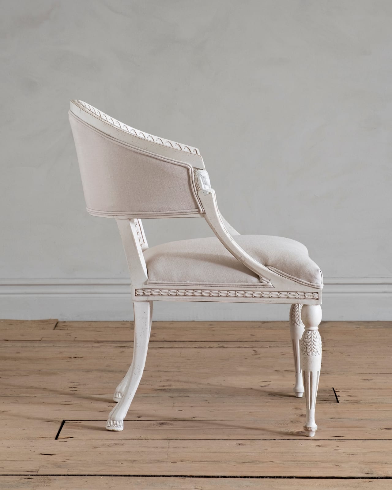 HAGA, Gustavian Barrel Back Armchair