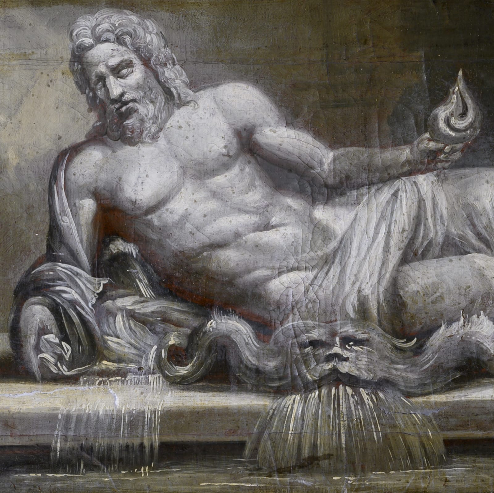 Grisaille, Oil on Canvas,