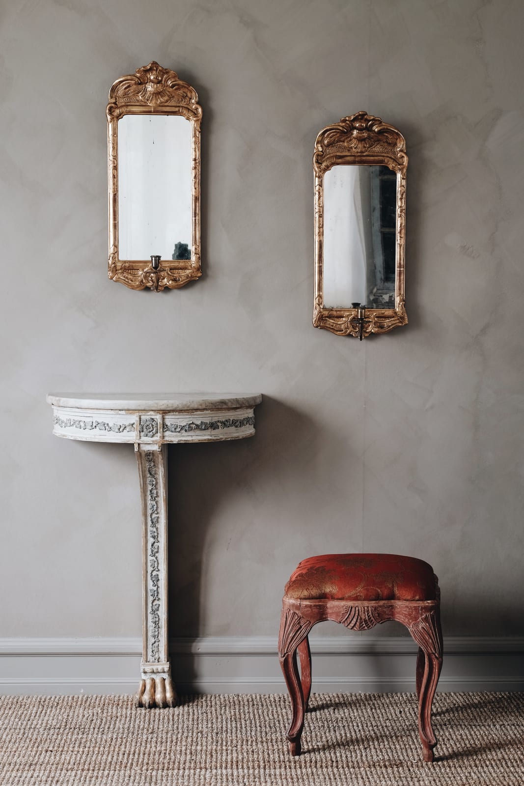 Rococo Mirror Sconces,