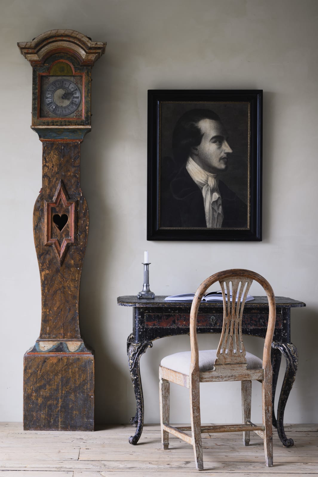 Provincial Tall Case Clock,
