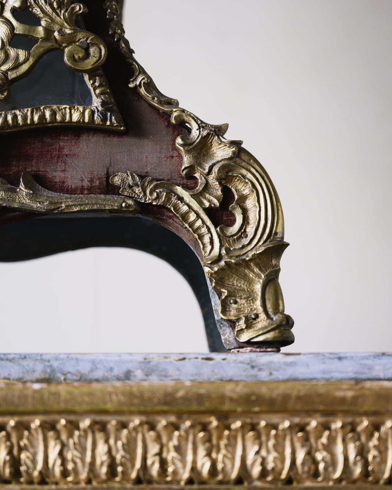 Rococo Table Clock,