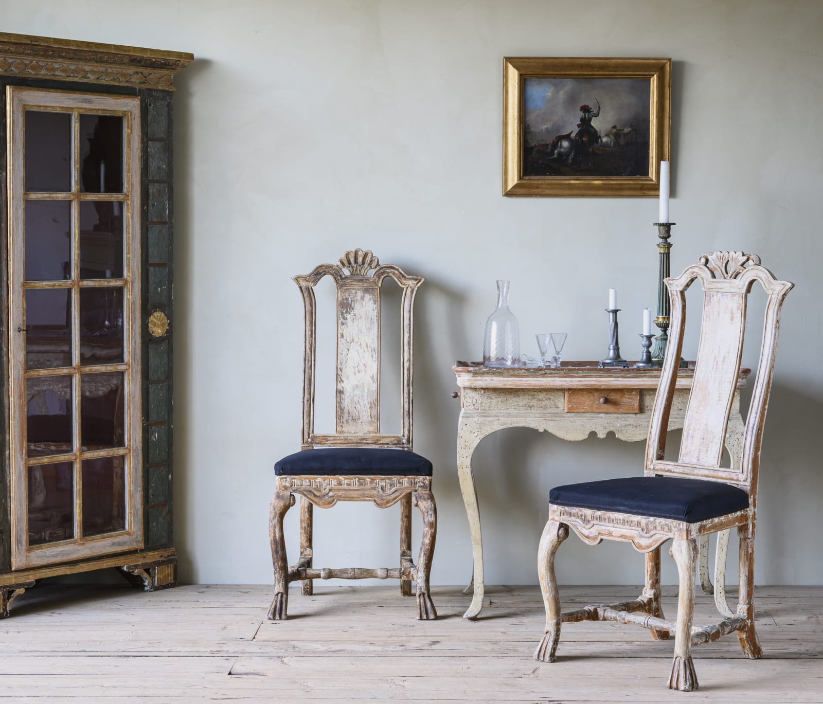 Swedish Baroque Chairs,