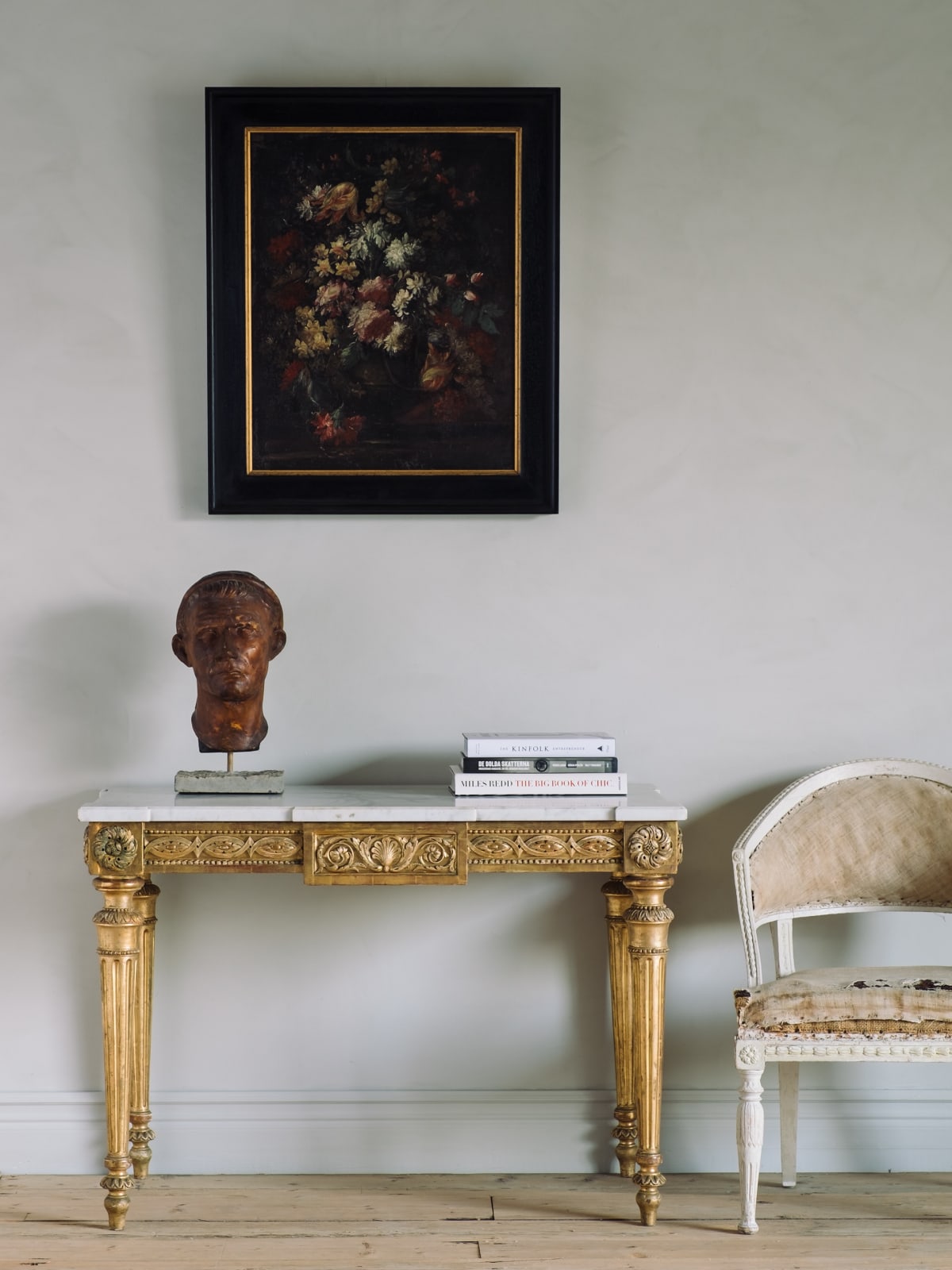 Gustavian Console Table,
