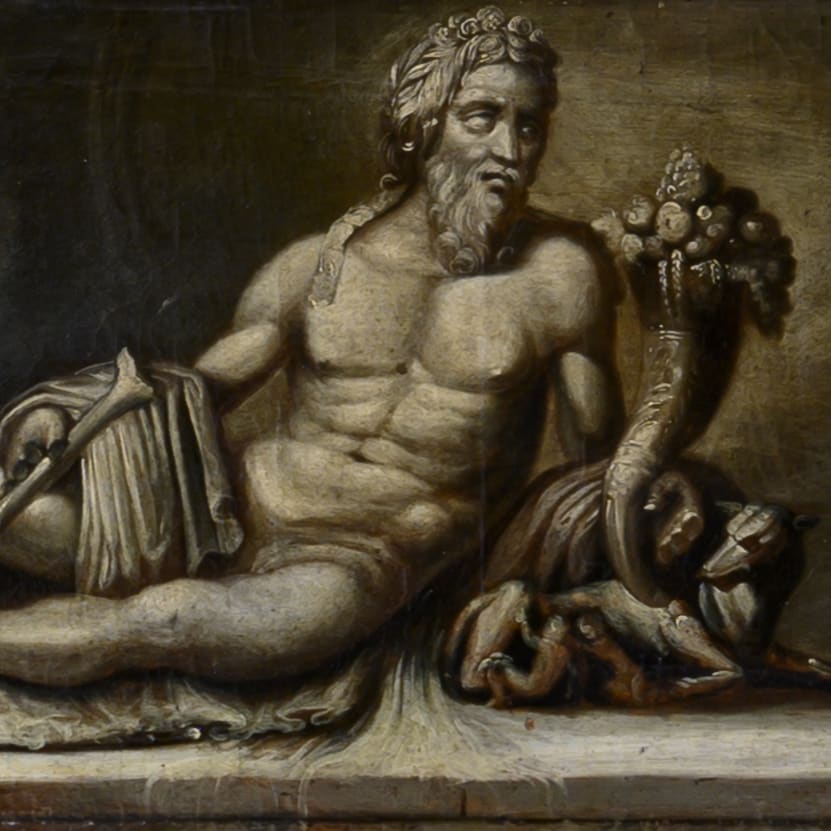 Grisailles, Oil on canvas,