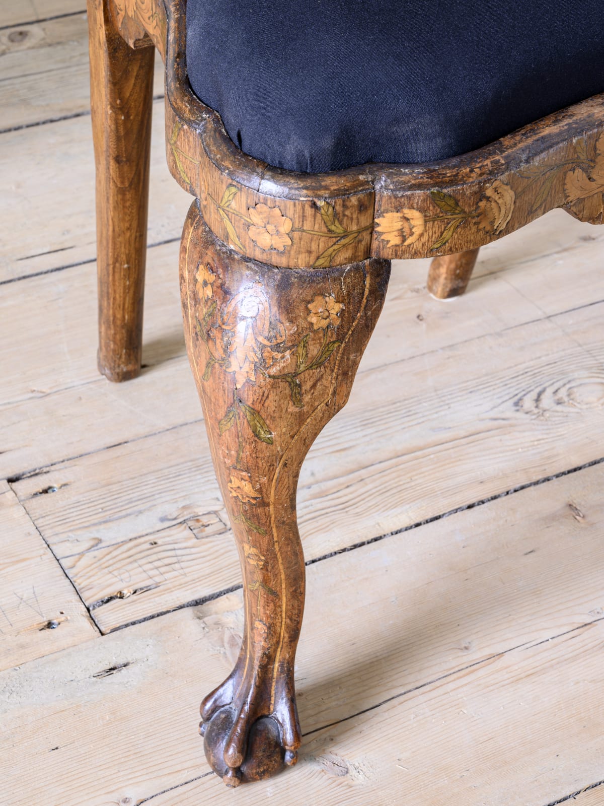 Dutch Marquetry Chairs,