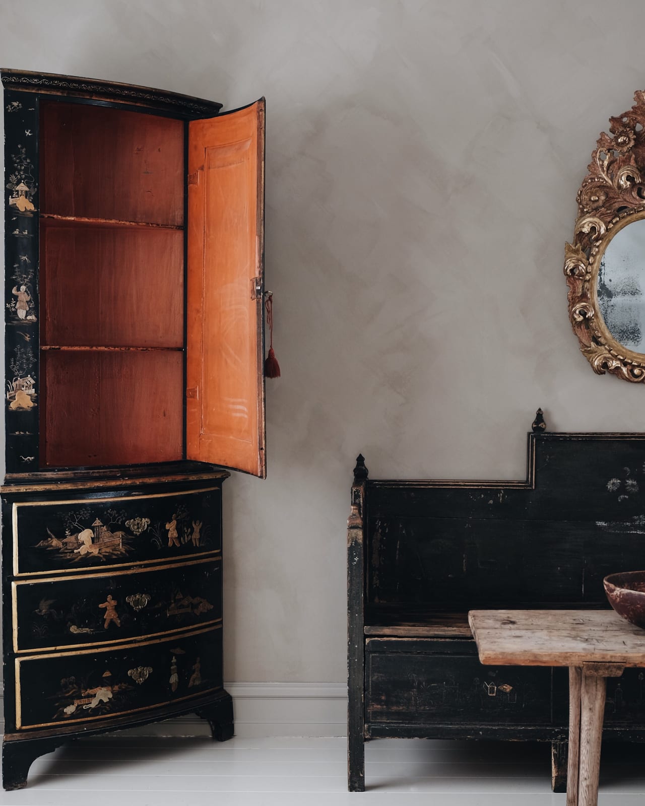 Baroque Corner Cabinet,