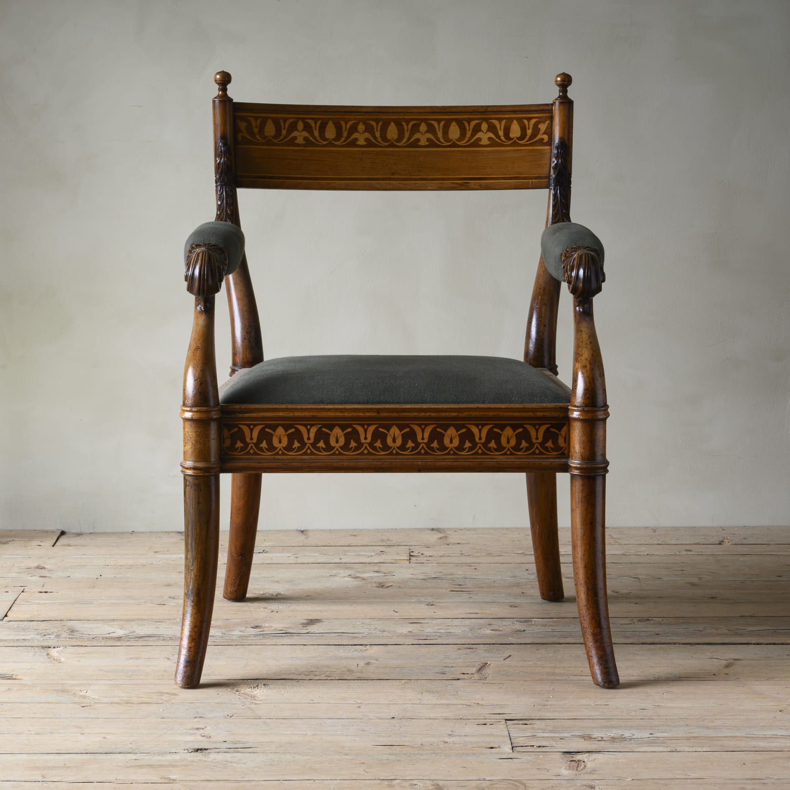 Pompeian Style Armchair,