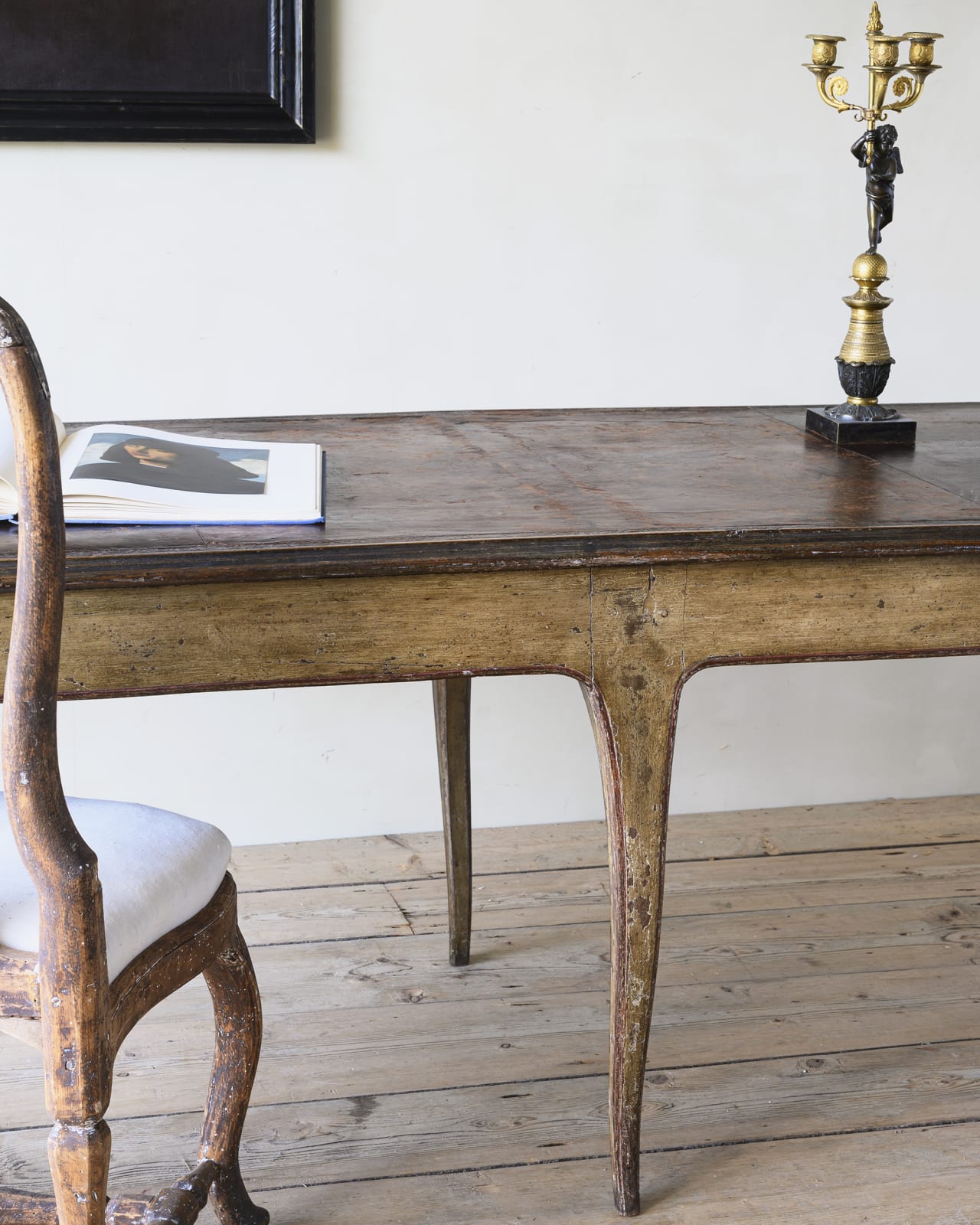 Rococo Library Table,