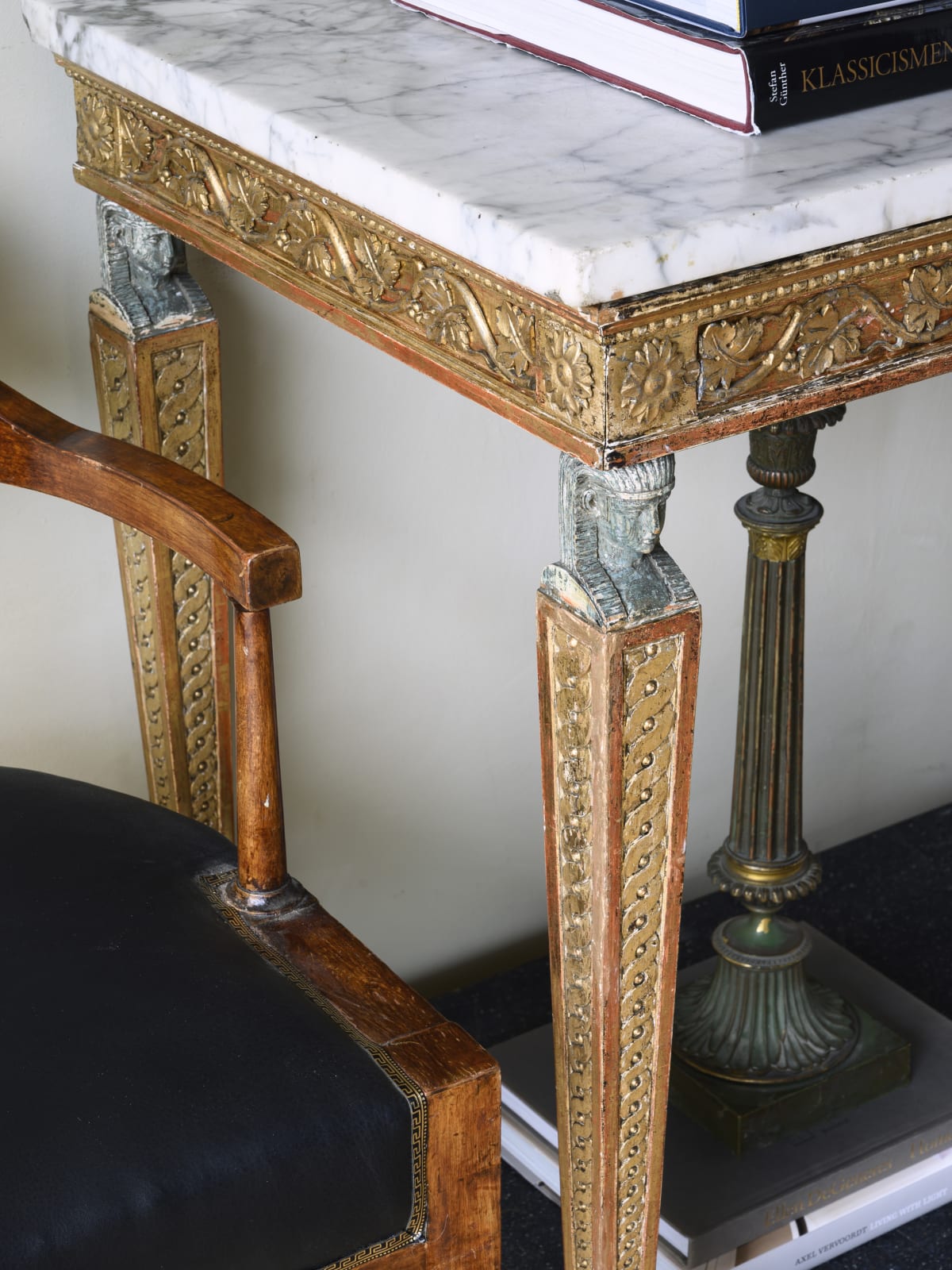Gustavian Console Table,