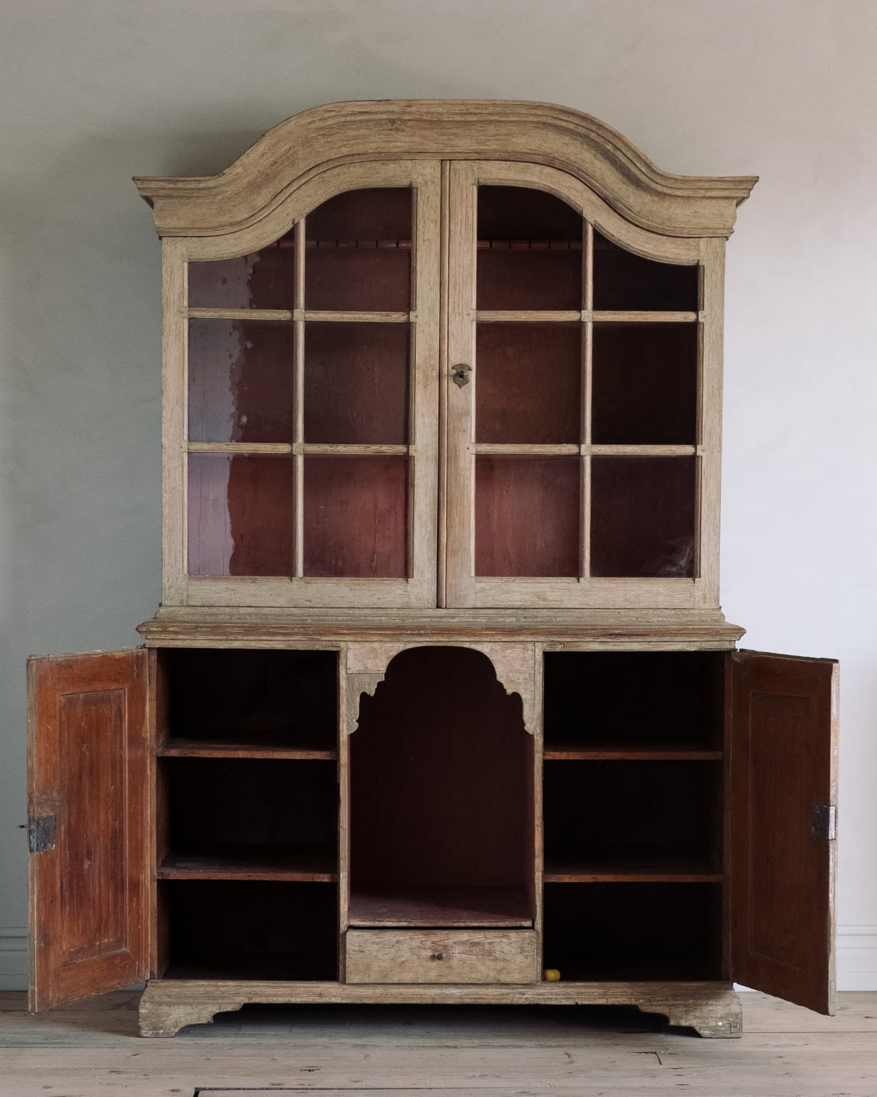 Rococo Vitrine Cabinet,