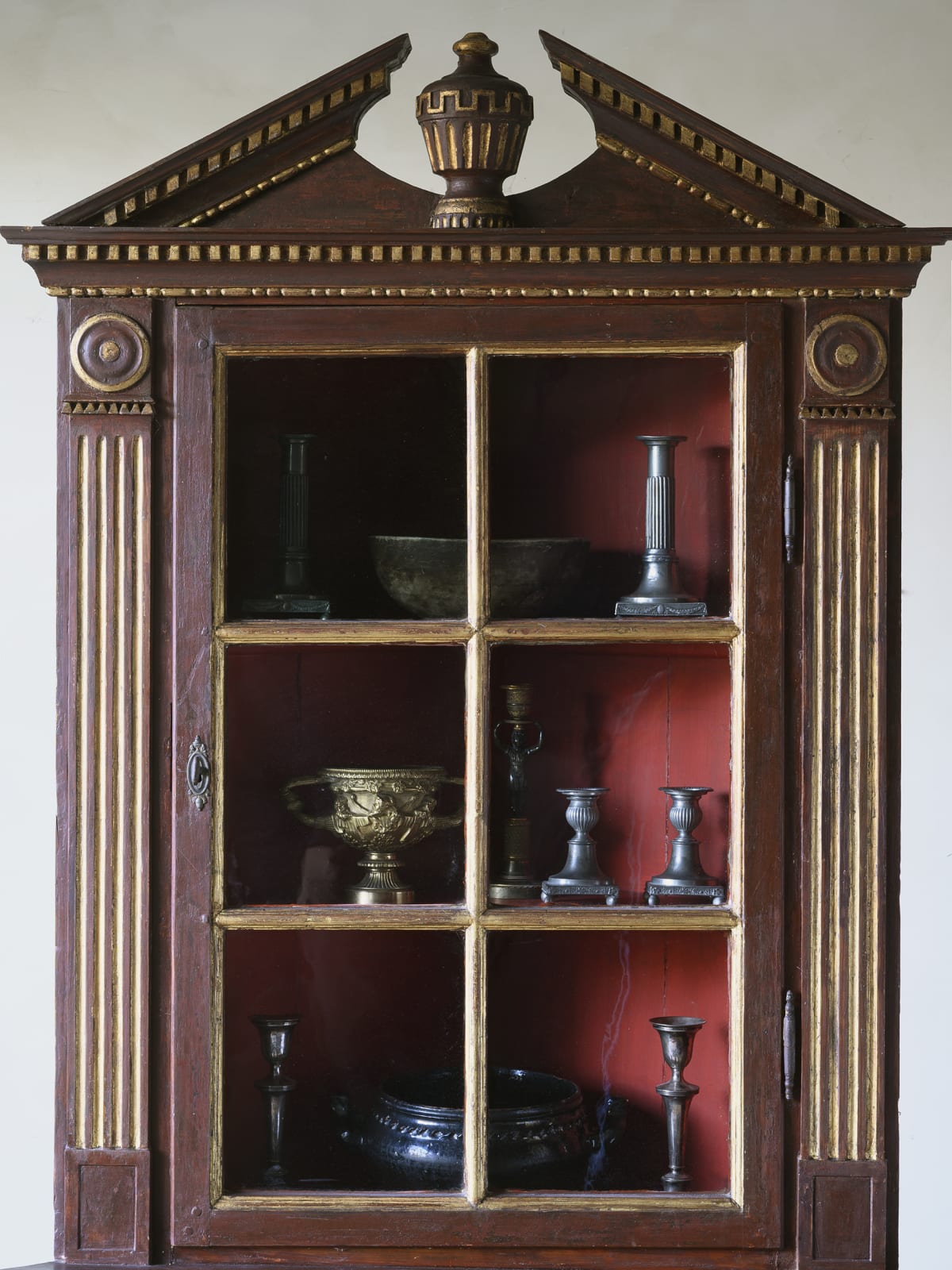 Neoclassical Corner Cabinet,