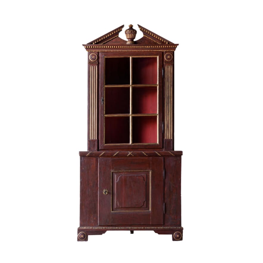 Neoclassical Corner Cabinet,