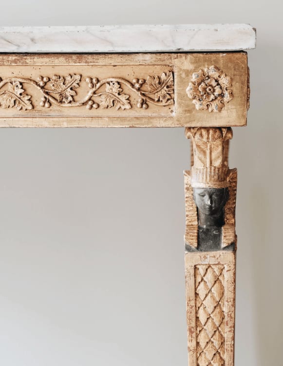 Gustavian Console Table,