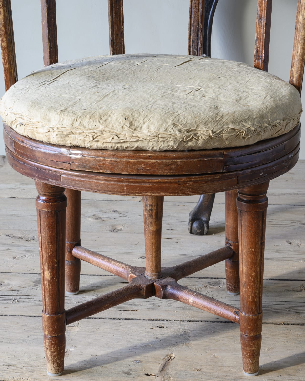 Gustavian Revolving Desk Chair,