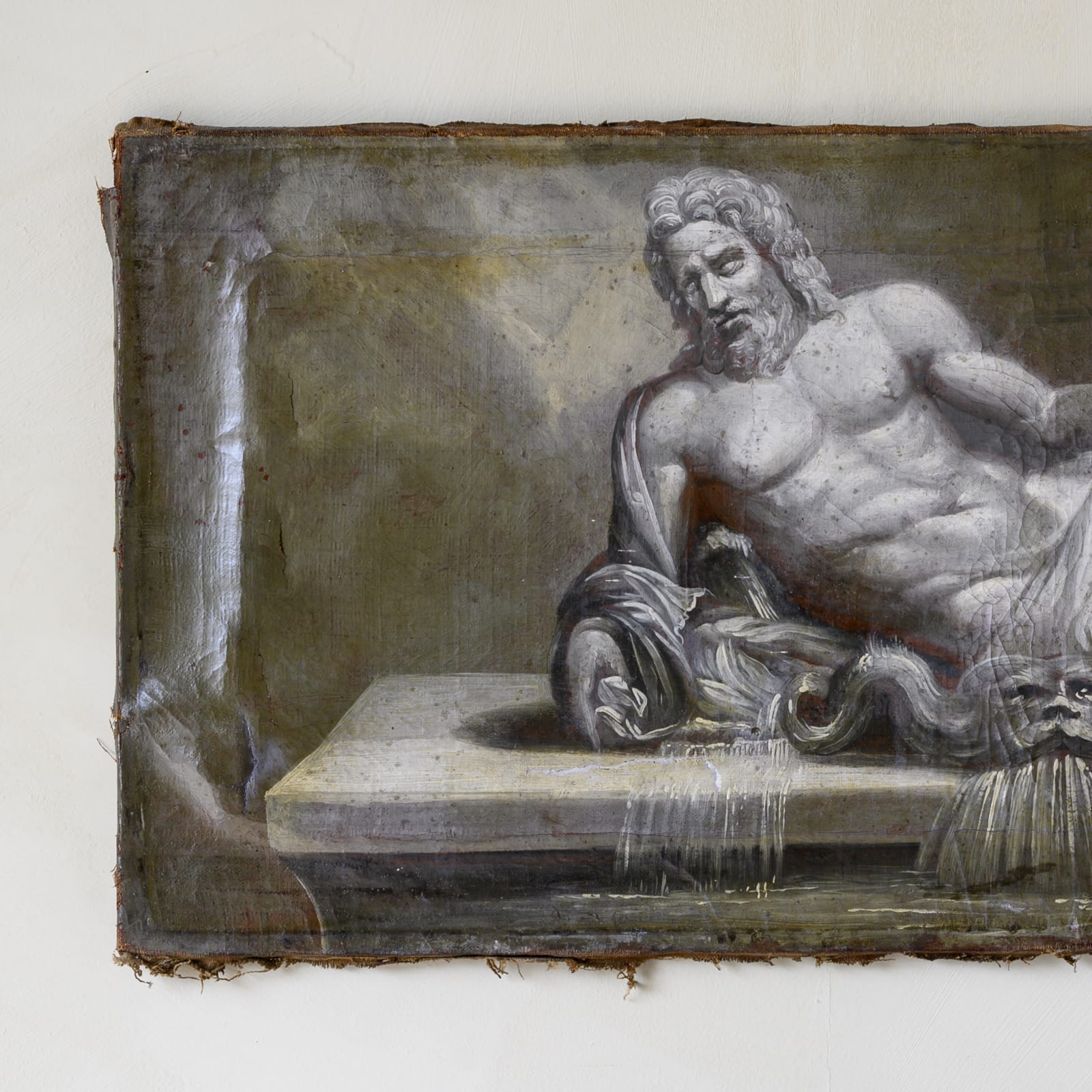 Grisaille, Oil on Canvas,