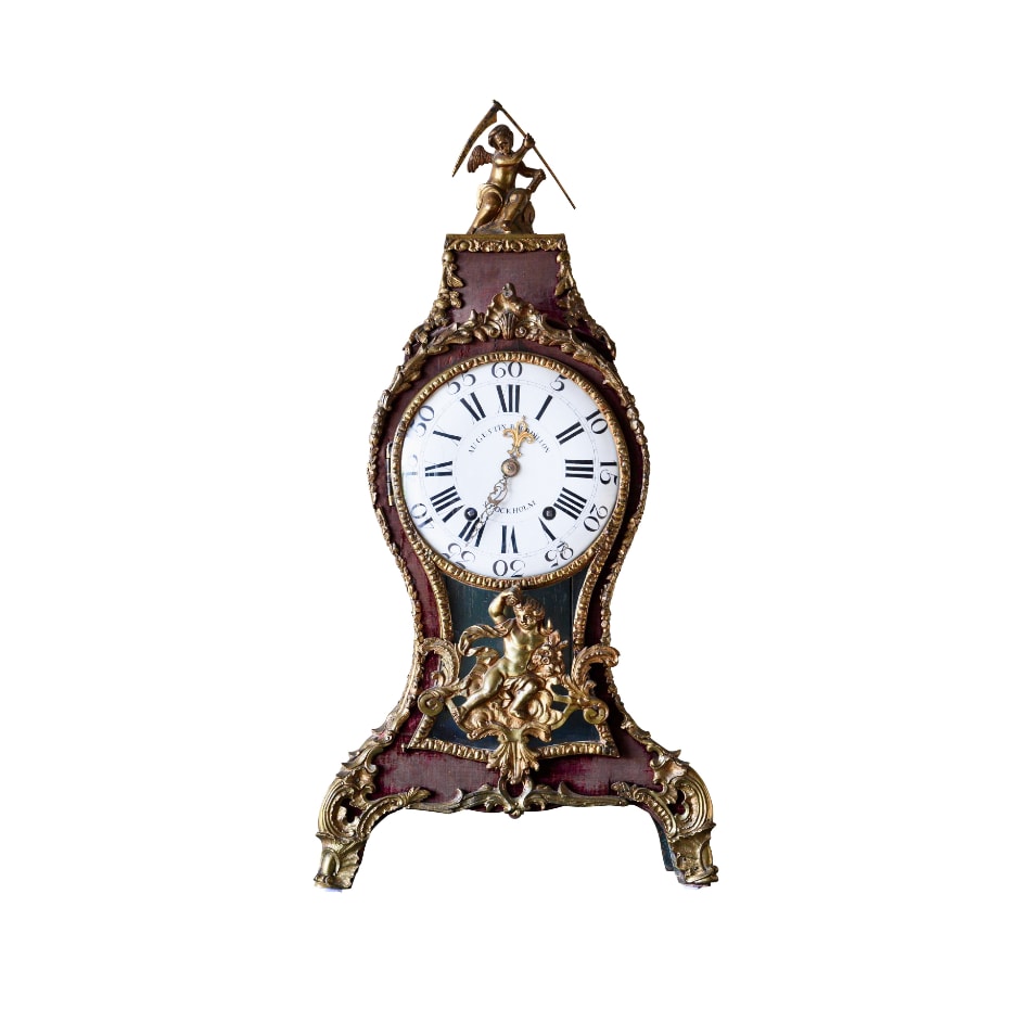 Rococo Table Clock,