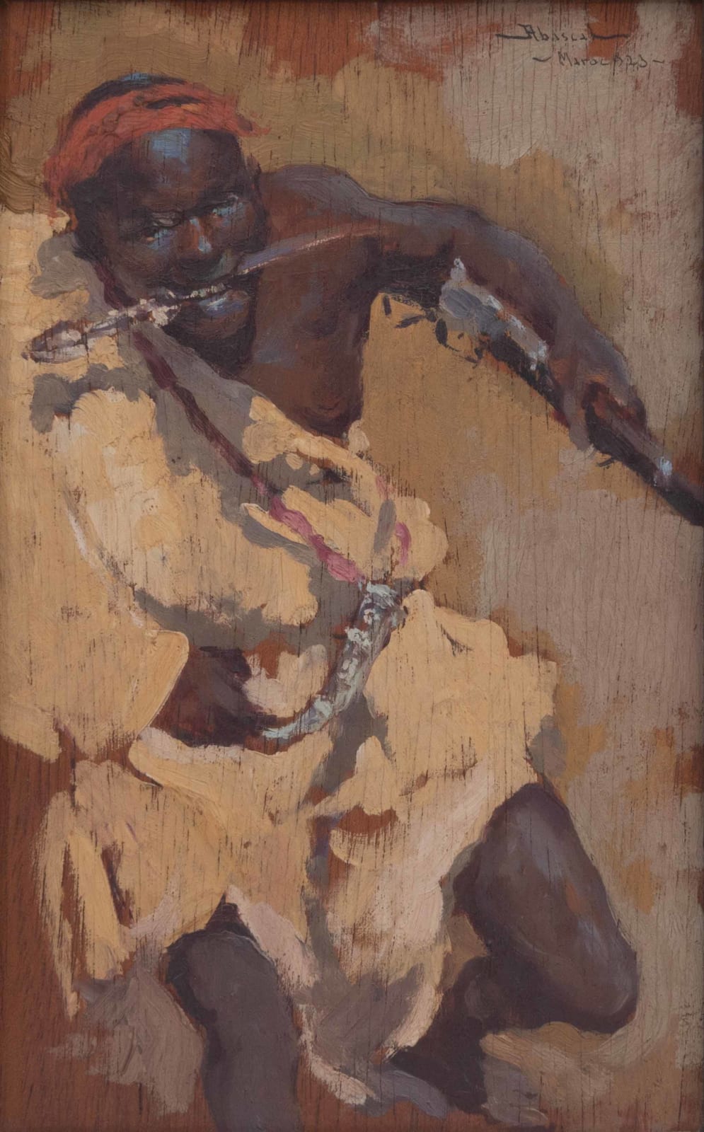 Carlos Abascal, Guerrier, 1923