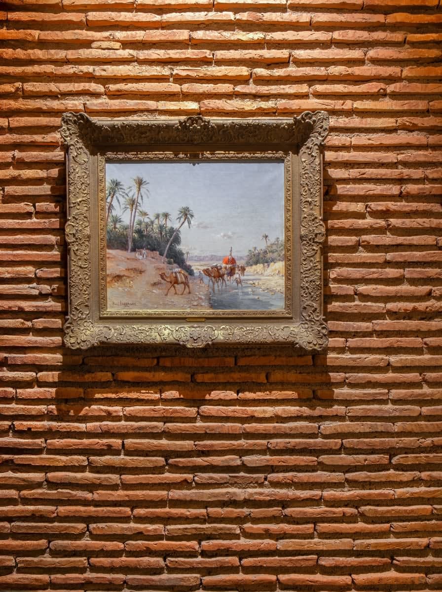 Paul Lazerges, Chameliers traversant le désert, 1896